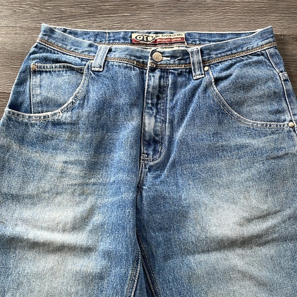 Vintage One Tough Brand Jeans Men’s W 32 Loose Fit High Waist Baggy Distressed - Picture 3 of 16